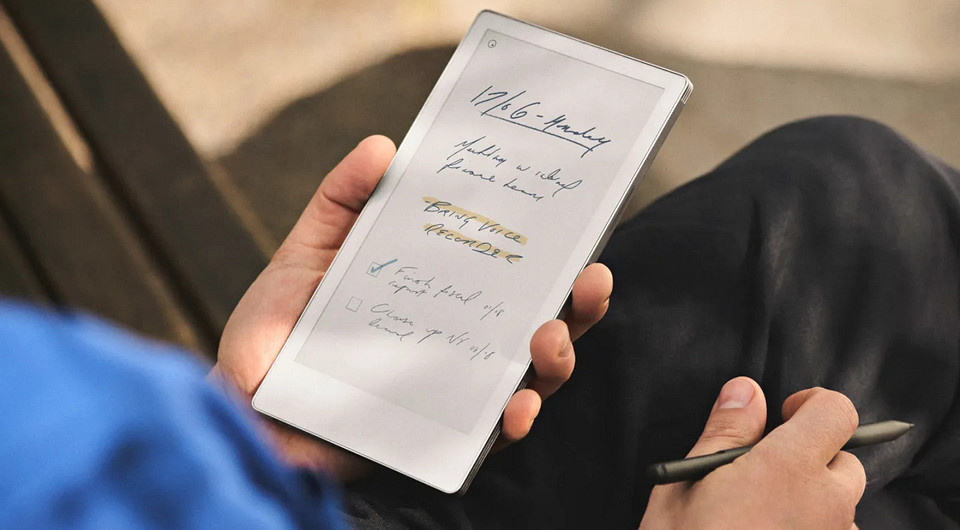 reMarkable представила Paper Pro Move — компактный планшет с цветным E Ink-экраном