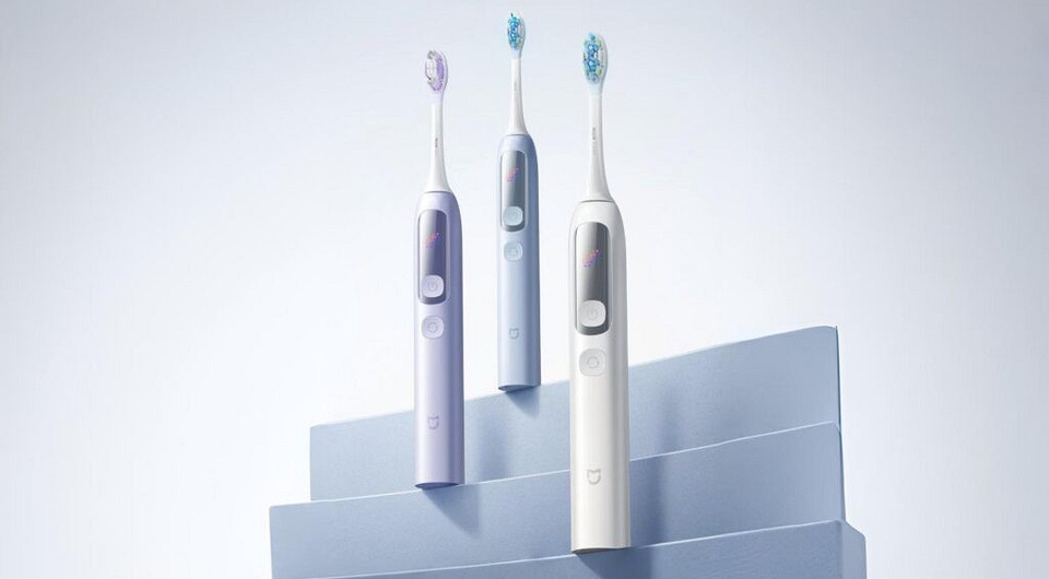 Представлена умная зубная щётка Xiaomi Mijia Toothbrush Pro с экраном и запасом автономности на полгода