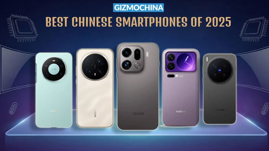 Gizmochina составил топ-5 лучших китайских смартфонов за 2025 год