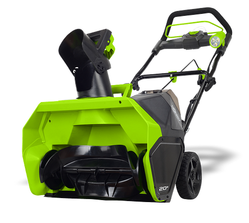 Greenworks выпустил новые модели аккумуляторных снегоуборщиков