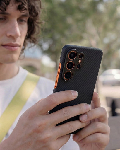 Оранжевый Samsung Galaxy S26 Ultra засветился на рекламных фотографиях чехлов