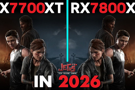 Эксперт сравнил видеокарты Radeon RX 7700 XT и RX 7800 XT в 15 играх в 2K