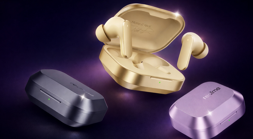 Недорогие и стильные: наушники realme Buds Air8 с шумодавом поступили в продажу