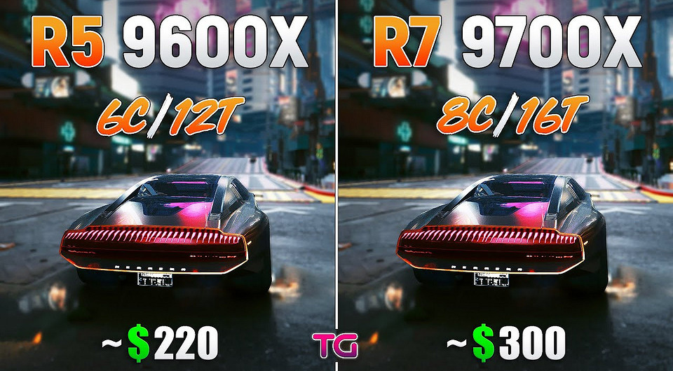 Какой CPU взять для геймерского ПК? Процессоры Ryzen 5 9600X и Ryzen 7 9700X сравнили в 10 играх