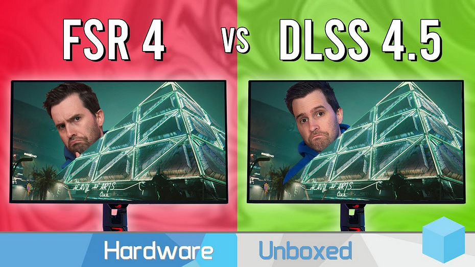 Какой апскелйер лучше В Hardware Unboxed сравнили DLSS 4.5 и FSR 4