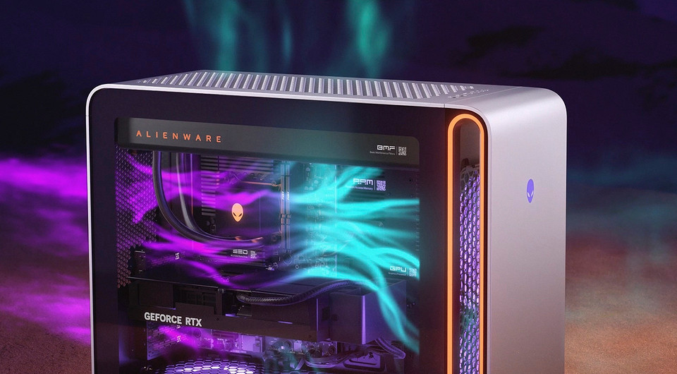 Топовый игровой ПК Alienware Area-51 с Ryzen 9 9950X3D, RTX 5090 и 64 ГБ ОЗУ оценили в $7600