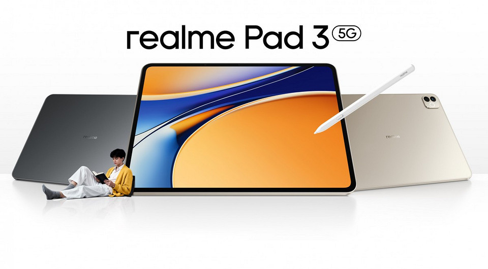 Дождались: realme вернулась на рынок планшетов с Pad 3 5G