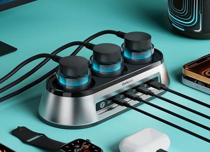Вещь дня: вышла настольная зарядная станция Lenovo ThinkPlus GaN на 150 Вт