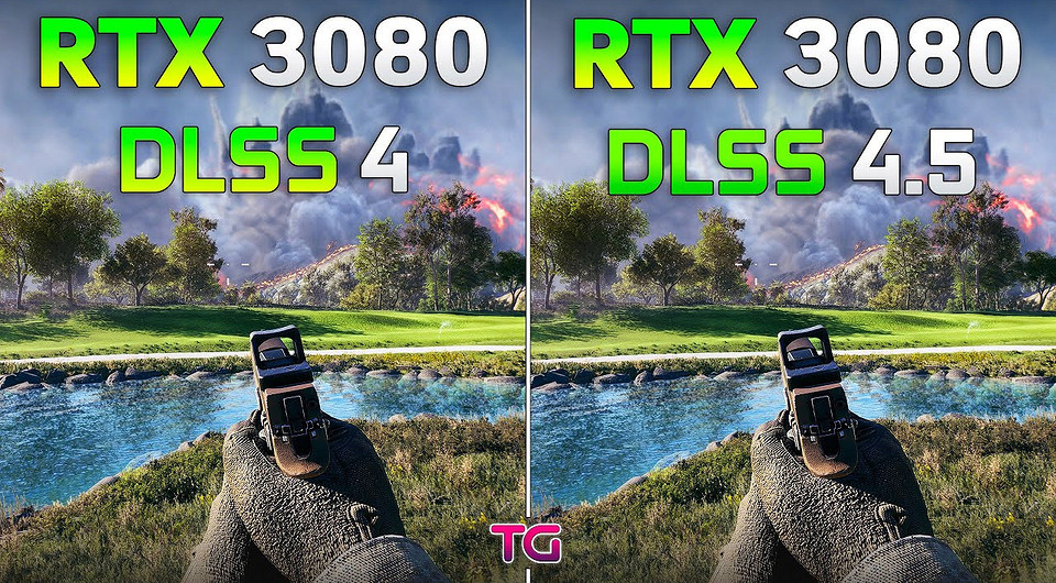 Эксперт протестировал GeForce RTX 3080 с DLSS 4 и DLSS 4.5 в 10 играх в 2K