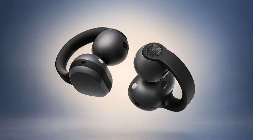 Samsung представила Galaxy Buds On с необычным креплением. Открытые наушники работают до 9,5 часа без подзарядки