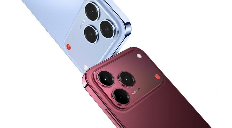 Теперь таких гаджетов будет много: Nubia V90 Pro показали в дизайне и цвете iPhone 18 Pro