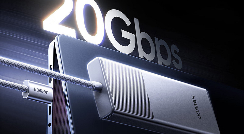 Вещь дня: Ugreen выпустила кейс для SSD на 8 ТБ за $35. В него встроили кабель USB-C