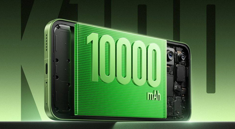 REDMI K100 получит батарею на 10 000 мА*ч — крупнейшую в истории смартфонов Xiaomi
