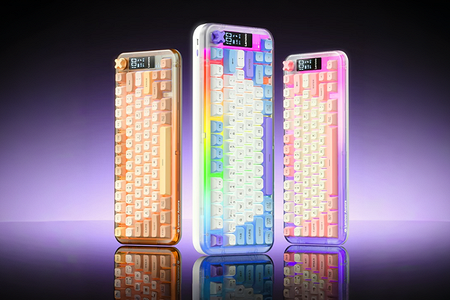 Клавиатура для фанатов подсветки: вышла Lenovo Aurora GK1077 Lite с экраном и RGB-подсветкой за $19