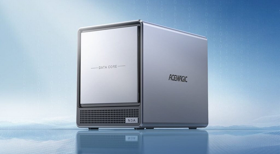 Представлен Acemagic NAS N3A — гибрид мини-ПК и NAS с 4+2 отсеками и Ryzen 7 3750H