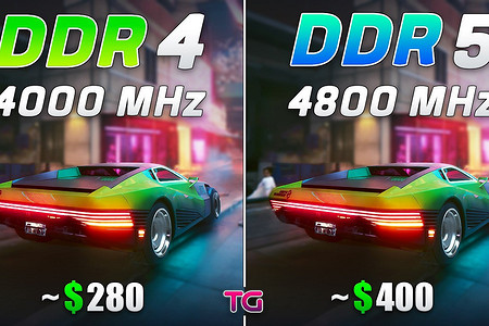 Эксперт сравнил оперативную память DDR4-4000 CL17 с DDR5-4800 CL40 в 10 играх