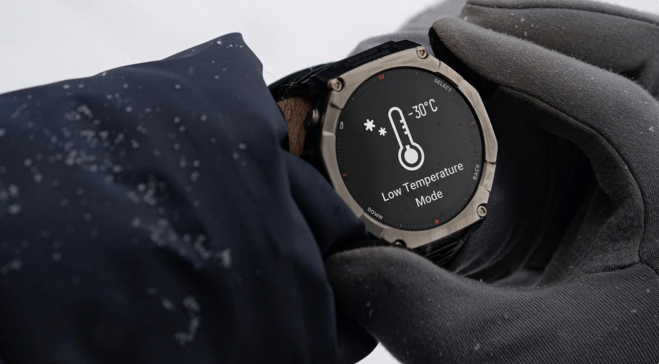 Вышли самые мощные смарт-часы Amazfit T-Rex Ultra 2 с титановым корпусом, GPS и фонариком