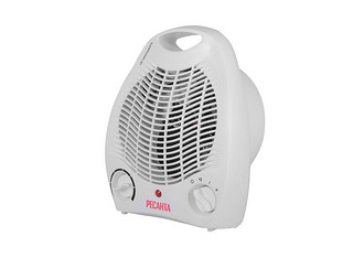 Тепловентилятор со спиральным нагревателем мощностью 2,01 кВт быстро прогревает помещения до 20 м². Поток теплого воздуха начинает циркулировать сразу после включения прибора, что удобно...