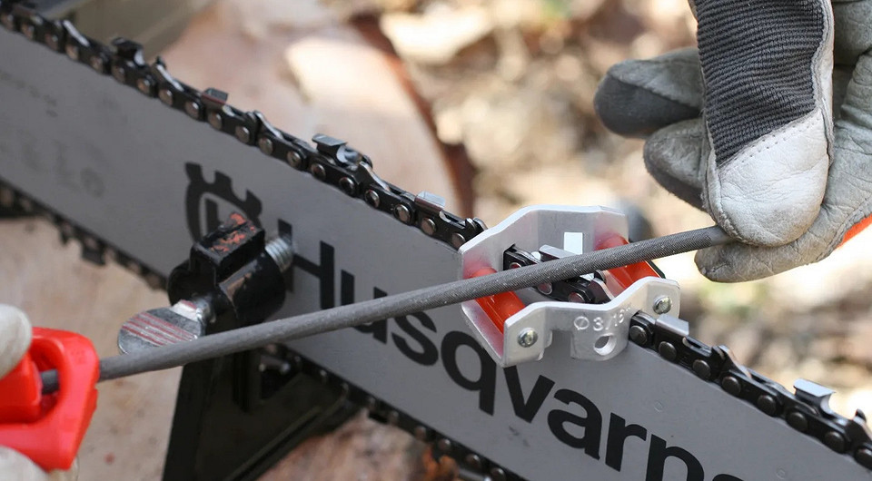 Как заточить цепь бензопилы в домашних условиях