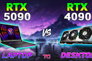 Мобильную видеокарту GeForce RTX 5090 сравнили с настольной RTX 4090 в 10 играх в 1440p