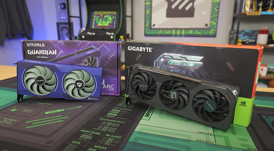 Какую бюджетную видеокарту купить в 2026 году? GeForce RTX 5050 против Intel ARC B570