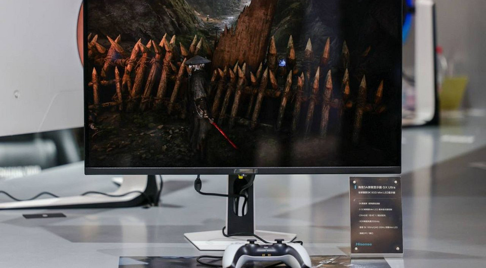 Hisense врывается в гейминг с 5К-монитором Mini-LED и частотой до 330 Гц