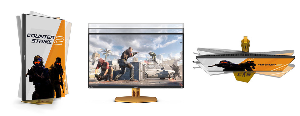 Безумная частота в 610 Гц для киберспортсменов. Мониторы AOC CS24A и CS25G для фанатов Counter-Strike 2 появились в России