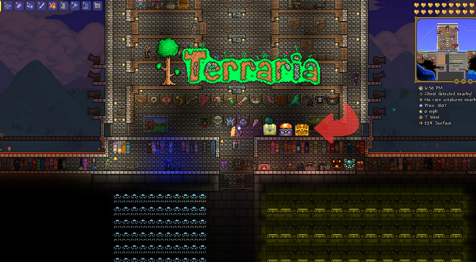 Как открыть сундук в «Террарии», как его создать и где искать ключи