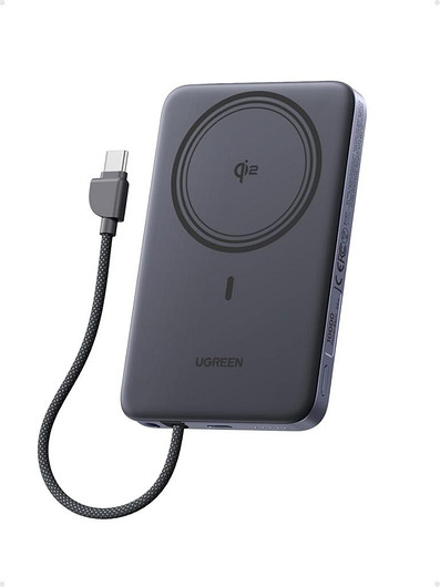 Тонкий, стильный, лёгкий: Ugreen выпустила ультратонкий пауэрбанк с магнитной зарядкой Qi2