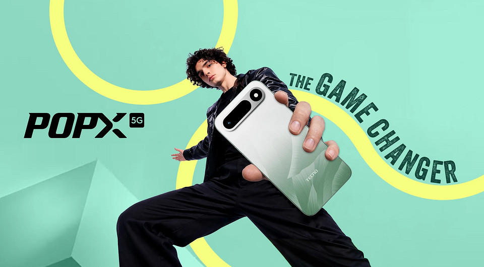 Стильный и недорогой Tecno Pop X 5G показали со всех сторон