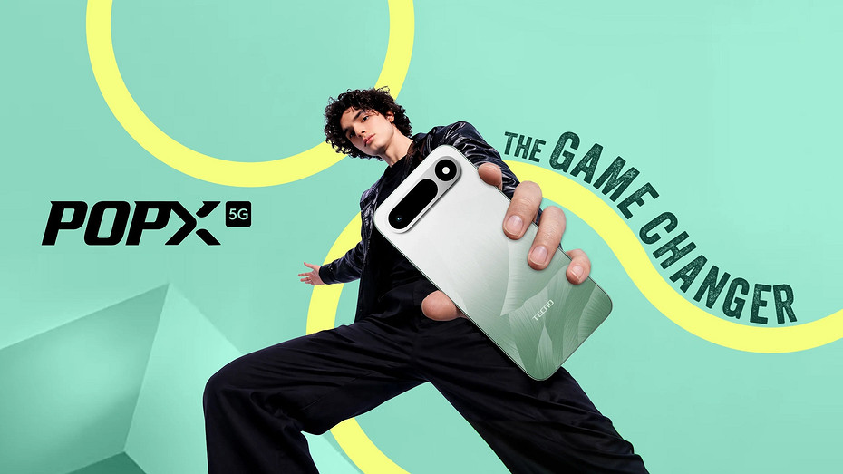 Стильный и недорогой Tecno Pop X 5G показали со всех сторон