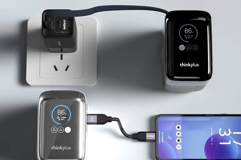 Маленький, мощный и недорогой: Lenovo выпустила пауэрбанк на 190 Вт за $50 с автомобильными батареями