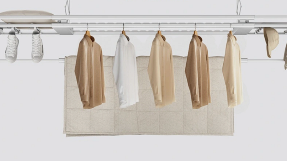 Xiaomi представила компактную сушилку для белья Mijia Smart Clothes Drying Rack 3, которая умнее многих