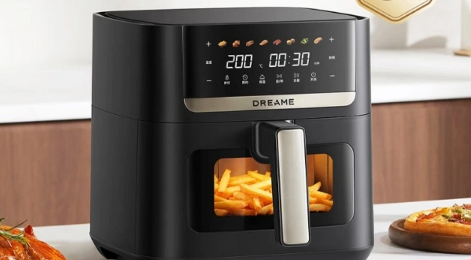 Компактный и дешёвый. Представлен аэрогриль Dreame F20 — идеальный гаджет для кухни