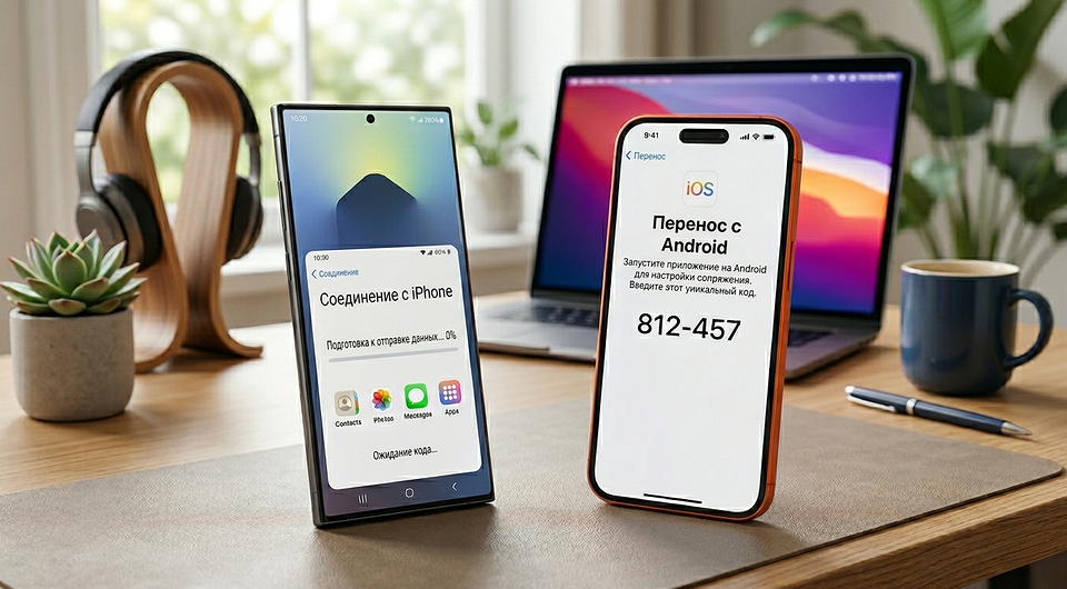 Переезд на iOS без боли: как перенести данные с Android на iPhone 17