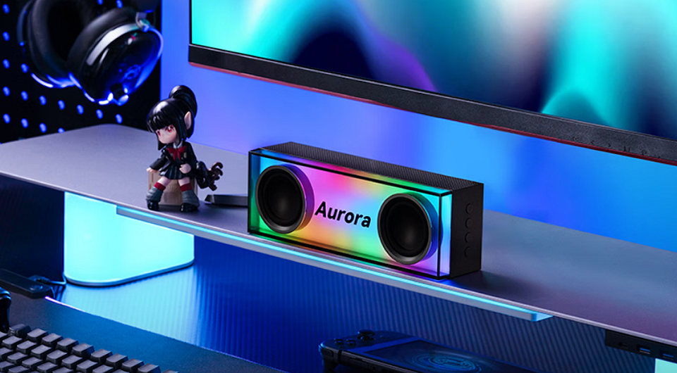 Эта колонка Edifier выглядит как арт-объект, но стоит совсем дёшево. Она спокойно заменяет настольную акустику