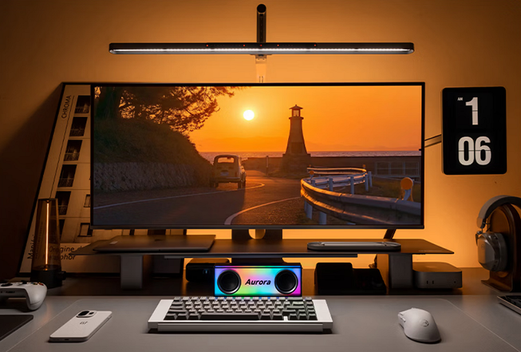 Эта колонка Edifier выглядит как арт-объект, но стоит совсем дёшево. Она спокойно заменяет настольную акустику