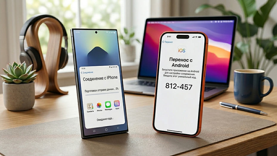 Переезд на iOS без боли: как перенести данные с Android на iPhone 17