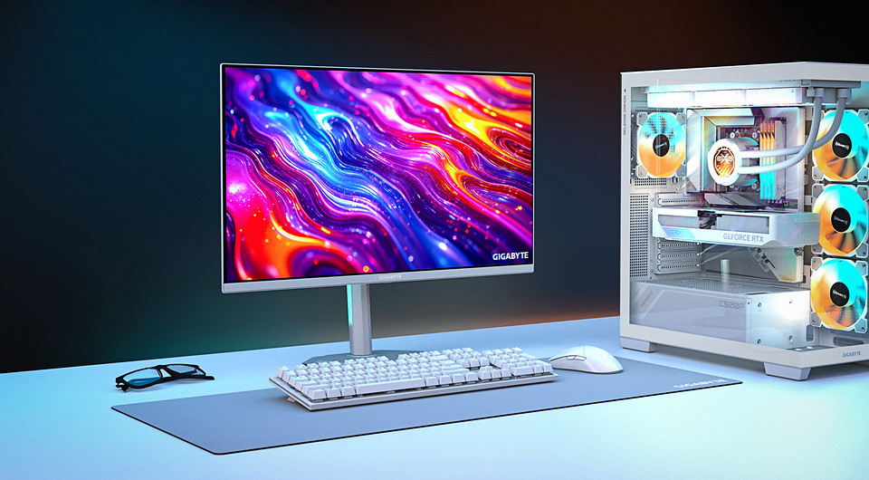 Gigabyte представил крутой игровой OLED-монитор MO27Q2A ICE