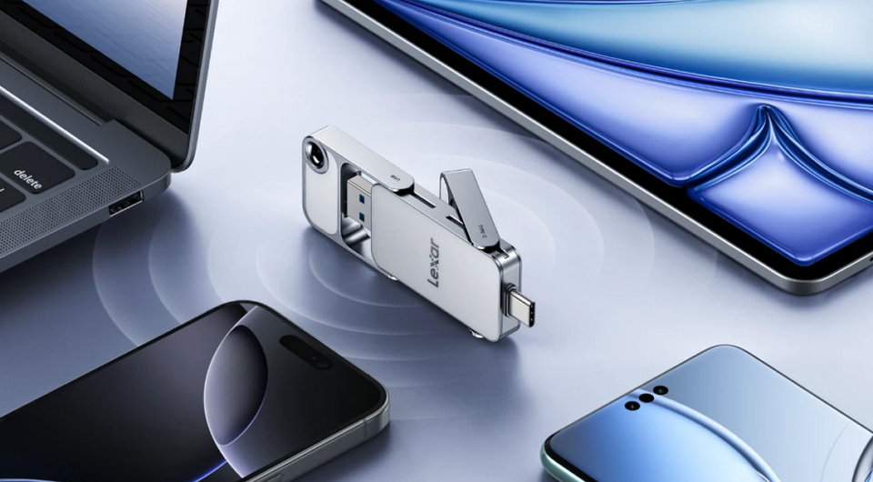 Lexar придумала SSD без переходников — он получил коннекторы USB-C и USB-A прямо в корпусе