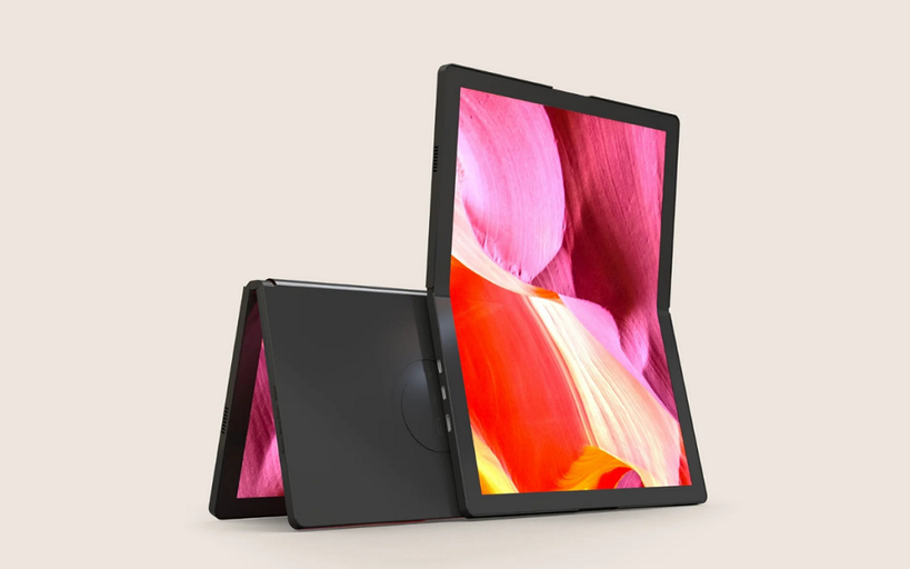Складной OLED-монитор для ноутбука заказывали? Aura Displays показала необычный экран, который складывается как книга