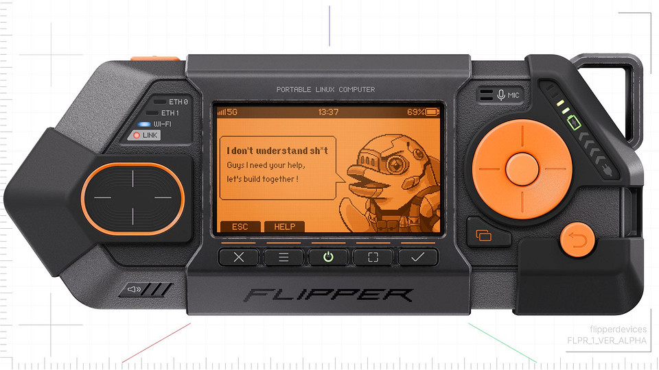 Преемник легендарного Flipper Zero? Представлен карманный Linux-компьютер Flipper One