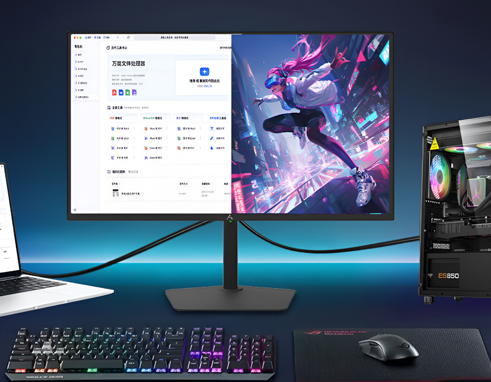 Флагманский и игровой монитор за недорого: представлен Lenovo Lecoo W3259PS с 4K QD-OLED и 240 Гц