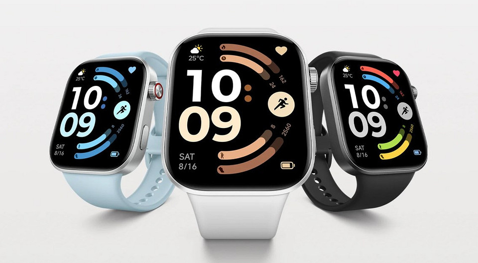 Большие, стильные и дешёвые: смарт-часы Xiaomi Redmi Watch 6 вышли на глобальном рынке