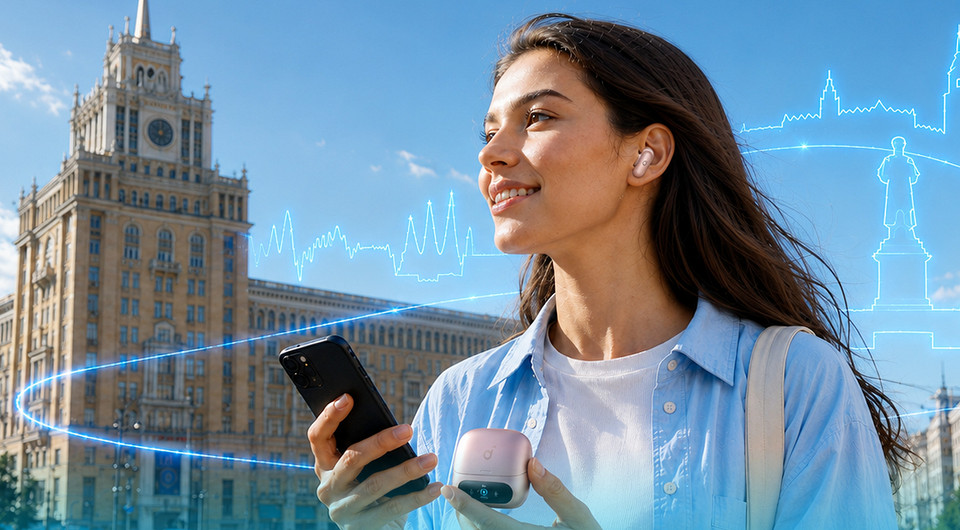 ANKER soundcore и «Экскурсионное бюро № 1» представили аудиомаршрут по центру столицы