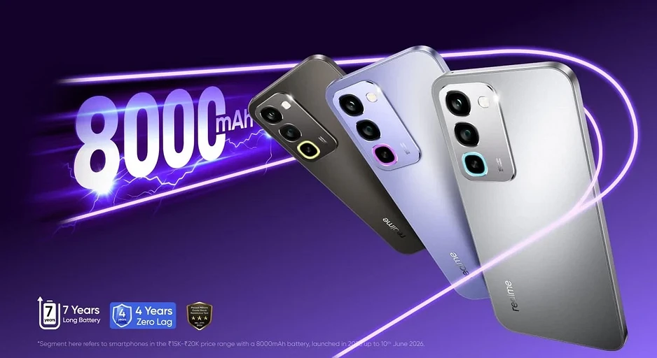 Представлен смартфон realme P4R 5G с батареей аж на 8000 мА*ч и всего за $200