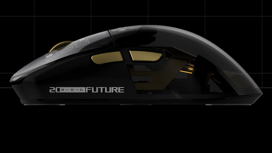 Очень люксовая мышь: вышла юбилейная ASUS ROG Harpe II Extreme Edition 20 с позолотой и сенсором на 65 000 DPI