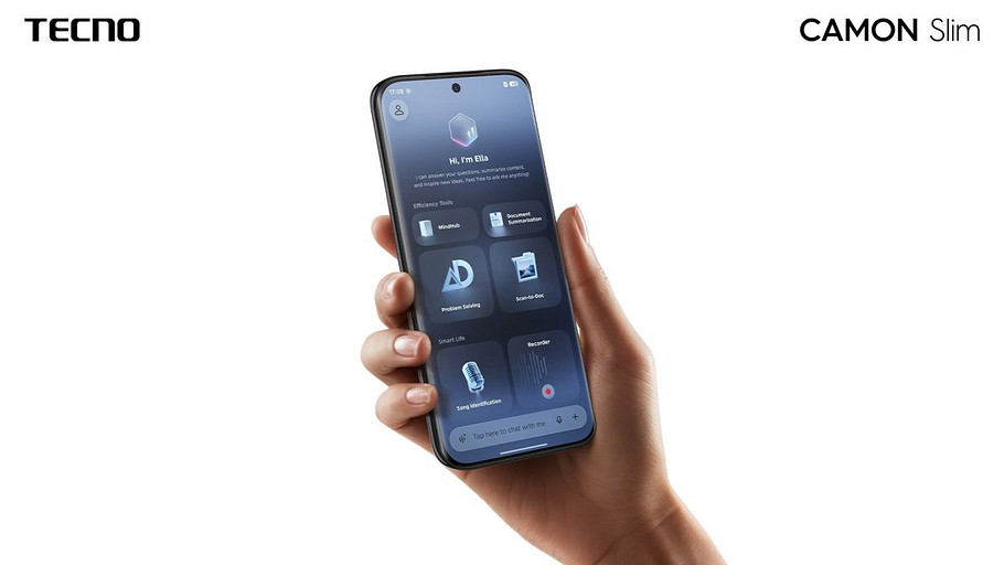 Какой красивый! Вышел Tecno Camon Slim с удивительным дизайном