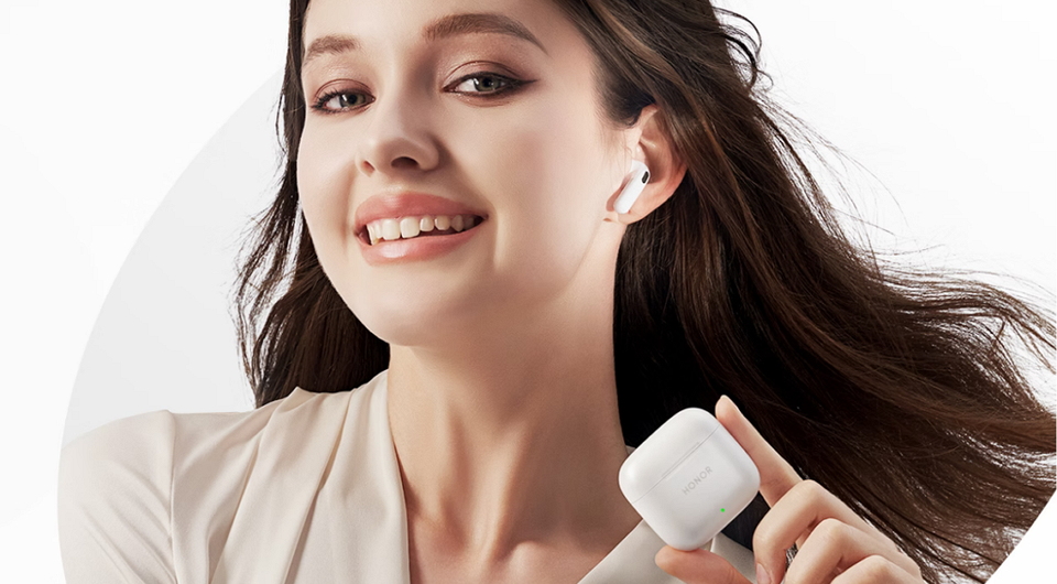 Бюджетные наушники с хорошим звуком и ИИ. Вышли HONOR Earbuds 5e с ANC до 52 дБ, LHDC 5.0 и 45 часами работы
