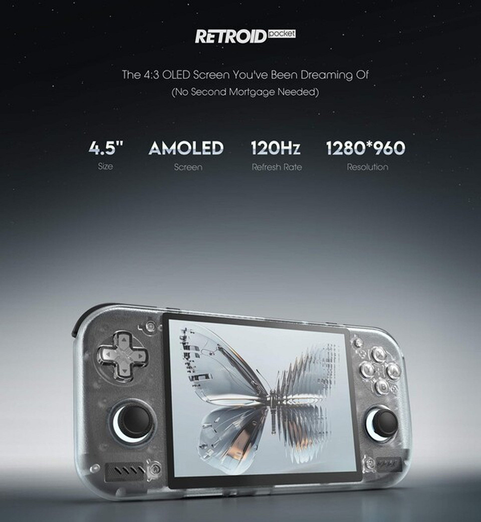 Такую портативку мы давно ждали: Retroid Pocket Nova с AMOLED-экраном на 120 Гц готова к релизу